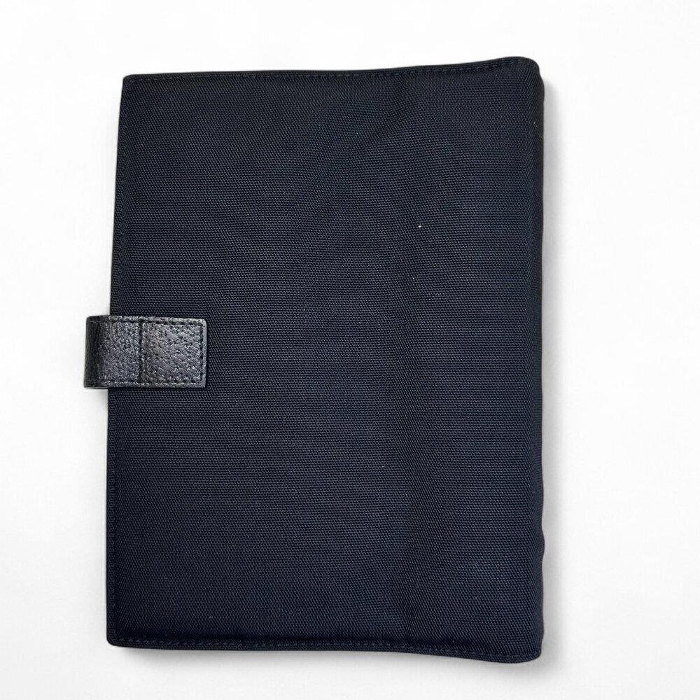 GUCCI Black Nylon Agenda Notebook Cover Unisex - Picture 2 of 16